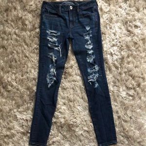 American Eagle ripped jeans